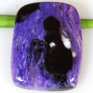 Natürlich Charoit Cabochon Lose Edelstein 31.60 Cts. (21x27x04 MM) Kissen Form - Bild 1 von 6