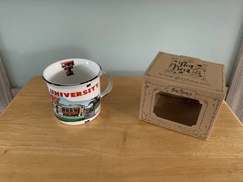 NEW Texas Tech University Red Raiders "Guns Up" Coffee Mug Glory Haus Cover