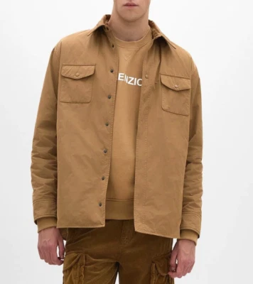 Aspesi F/W 24-25 'Giles' Insulated Technical Fabric Shirt-Jacket L Overshirt New - Image 1 of 4