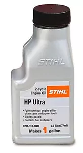 NEW Genuine STIHL (1) 1 Gal HP Ultra 2-Cycle SYNTHETIC Engine Mix Oil 2.6 fl oz - Picture 1 of 1
