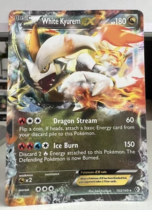 White Kyurem EX Black White Boundaries Crossed 103/149 Very Good Pokémon 2012 - Picture 1 of 2