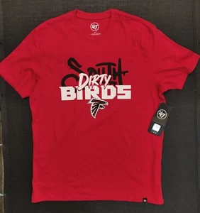 New Atlanta Falcons Dirty South Birds Red Shirt 47 Brand Men's Large L NWT - Picture 1 of 5