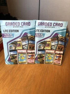 Lot 2 Pokemon Walmart Mystery Gem Graded Box / Pokémon - 1 Carte Gradée - Imagen 1 de 2