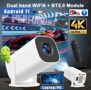 4K Mini Projector WiFi LED 180° Rotate 1080P Bluetooth UHD Portable Home Theater - Picture 1 of 24