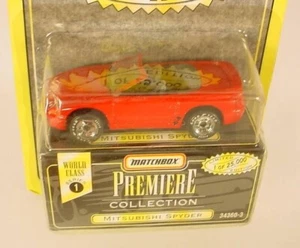 MATCHBOX PREMIERE COLLECTION RED MITSUBISHI SPYDER MB28-L5 - Picture 1 of 2