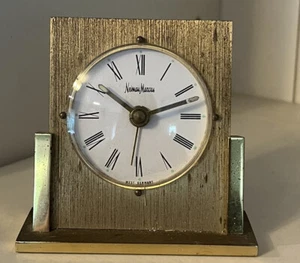 Vintage Neiman Marcus Clock Desk Quartz - Picture 1 of 5
