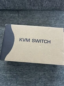 Cklau KVM Switch HDMI 4 Port with USB Hub, Audio and 4 KVM Cables, 4 Port HDMI K - Bild 1 von 8