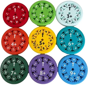 Juego de Fidget Spinner Matemático - 9 Juguetes Sensoriales para Aliviar el Estrés y Enfoque - Imagen 1 de 7