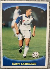 PANINI SUPERFOOT sticker 1997-98 / n* 102 / Sabri LAMOUCHI / AJ Auxerre