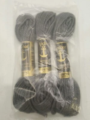 by Coats & Clark Anchor Tapisserie  Wool - 10m Skein - Shade No. 09792 Pack of 3 - Image 1 of 4