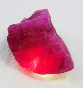58Ct natürlicher wunderbarer rosa Rubin riesige Größe zertifiziert ungeschnitten grob loser Edelstein - Bild 1 von 5