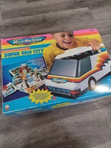 Vintage 1991 Micro Machines Galoob Super City Van Fold-OutPlayset Near Complete - Picture 1 of 1