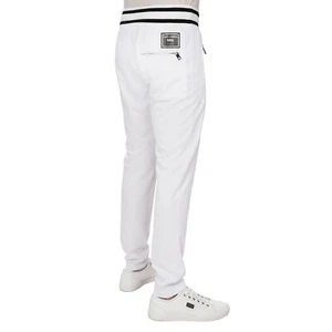 DOLCE & GABBANA DG Logo DNA Milano Patch Light Jogging Pants White 13620 - Picture 1 of 5
