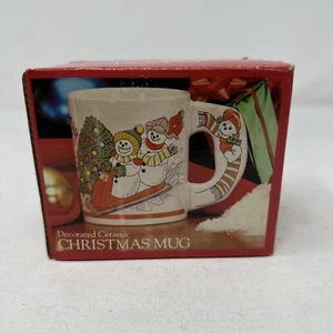 Alco Fancy Handle Decorated Christmas Mug New in Box - Picture 1 of 2