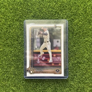 2025 Topps Series 1 #45 Brice Turang Milwaukee Brewers Baseball Card - Picture 1 of 2