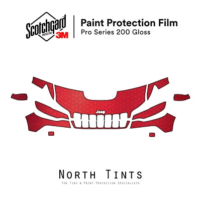 Jeep Cherokee Trailhawk 2019-2023 3M PRO PreCut Paint Protection Film Clear Bra - Image 1 of 4