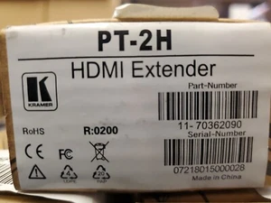 Kramer PT-2H 4.95Gbps HDMI Equalizer/Up to 1080p - Picture 1 of 1