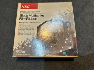 Ruban noir multi-titres NEC 50-067 (neuf) sans P+P - Photo 1/3