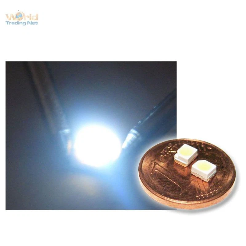 10 SMD LED 3528 Ultra-weiß Typ Wtn-plcc2-1300uw