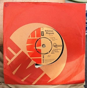 Queen - Bohemian Rhapsody - Unmarked 1stpress 7"Vinyl Single EMI 2375 1975 - Picture 1 of 3