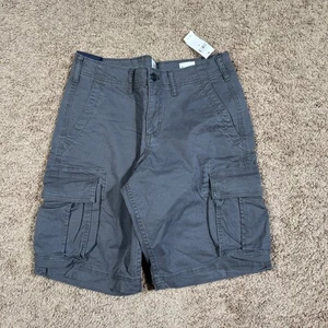 NEW Gap Flex Cargo Shorts Men's 29 Grey Pockets Utility 11” Inseam Canvas - Picture 1 of 6