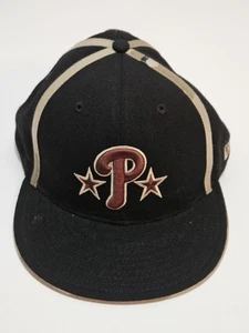 Cappello New Era Phillies MLB mimetico aderente 7 3/4 Desert Storm berretto militare nero - Foto 1 di 9