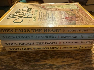 Janette Oke’s Canadian West Book Series 1-4 (1983-1986) When Calls the Heart LOT Foto 1 de 4