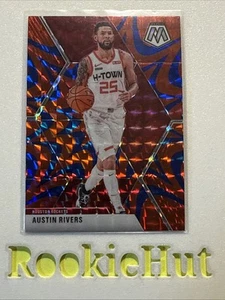 2019-20 Panini Mosaic Blue Reactive Prizm Austin Rivers - Picture 1 of 2