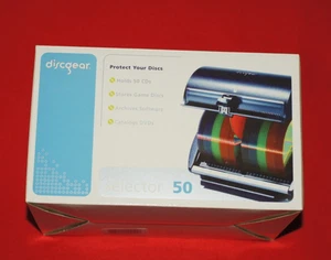 Estuche de almacenamiento DiscGear Selector 50 CD DVD color negro nuevo - Imagen 1 de 5