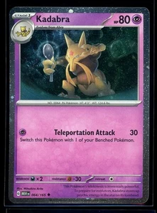 Carta Pokemon 2023 Scarlet & Violet Promos Kadabra #64 Cosmos Holo - Foto 1 di 2