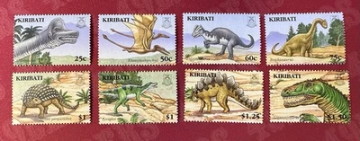 Kiribati Scott #'s 894 - 901 Lot of 8 Dinosaurs Leviathans from the Past MNH - Image 1 of 2