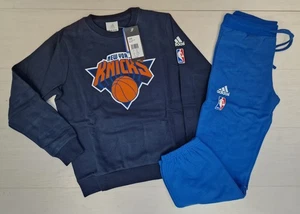 10328 ADIDAS BASKETBALL USA NEW YORK KNICKS JUMPSUIT KIDS 8 SWEATSHIRT TRACKSUIT L36102 - Picture 1 of 5