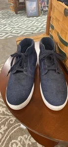 Zapatillas altas azul marino para hombre talla 11 - Imagen 1 de 4