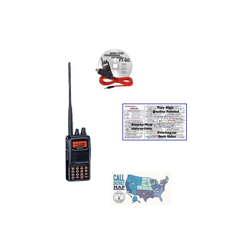 Yaesu FT-60R Radio and Accessories Bundle - Image 1 of 1