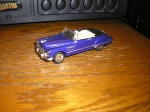 Nice 1/43 4 1/8" 1949 Buick Roadmaster Dyraflow Convertible Purple Free SHIPPING - Picture 1 of 5