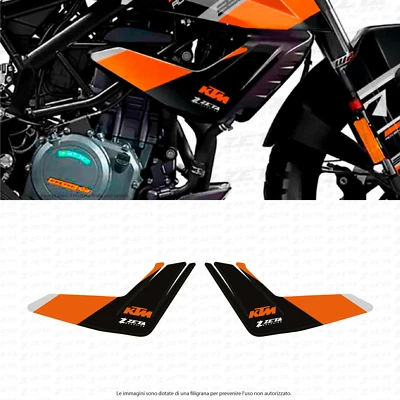 ZETA GRAPHICS Set grafiche sotto convogliatori per KTM Adventure 390
