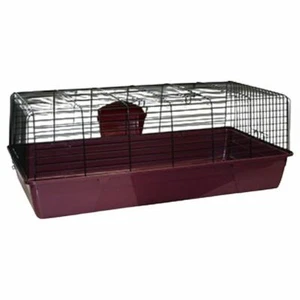 Rabbit Cage Pet One Enclosure with Feeding Dish for Small Pet Guinea Pig Hamster - Picture 1 of 8