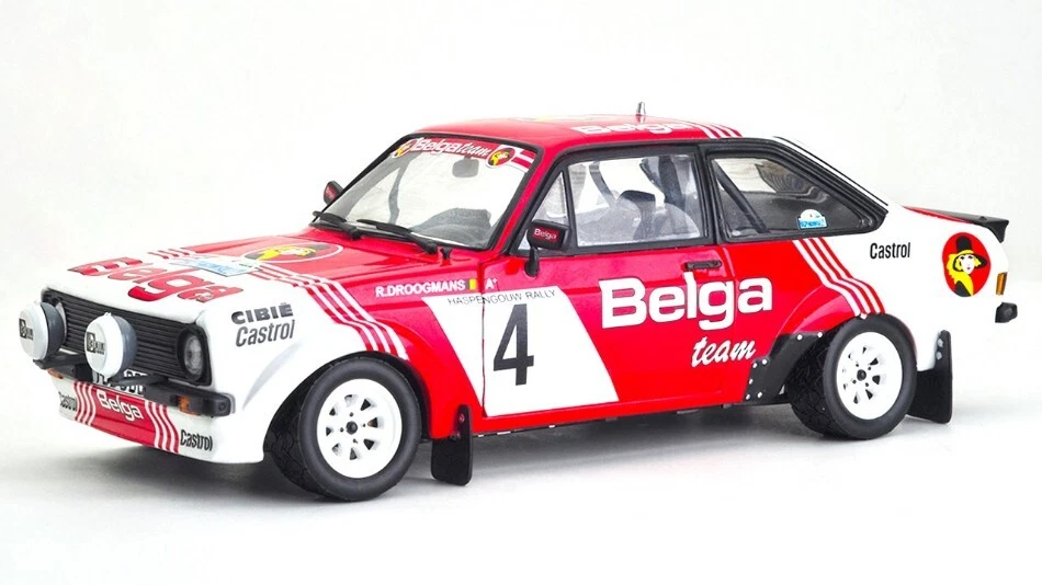 Ford Escort Rs 1800 Mkii #4 Haspengouw Rally 1981 Droogmans/joosten1:18 Model - Immagine 1 di 1