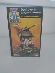 Vintage 1985 Tonka Super Go Bots Destroyer 029 Enemy Robot Attack Tank in box - Picture 1 of 4