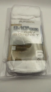 AutoSpa 45401AS Cotton Terry 9"-10" Polish Bonnet, 6 Pack - Picture 1 of 4