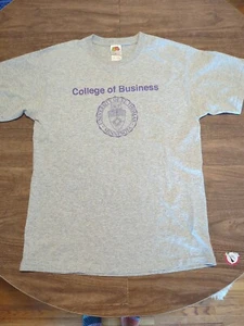 Camiseta mediana gris de la University of St. Thomas College of Business Minnesota - Imagen 1 de 5
