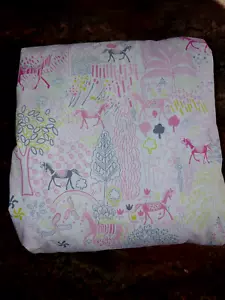 Pottery Barn Kids FULL Spannbetttuch Pony Bio Baumwolle Libery London - Bild 1 von 8