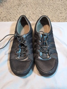 Dansko Sin Cordones Planos Cierre Cuero Gris y Malla EU 38 US 7.5 - 8 - Imagen 1 de 5