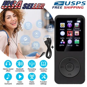 Bluetooth MP4/MP3 Lossless Sport Music Player FM Radio Recorder Support 64GB - Picture 1 of 11