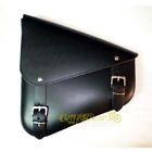 Mono Bag Side Spaan Left Black IN Leather for HD Softail