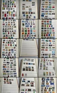 Germany Postage Stamp Collection Album 1970 Pieces 012 - Deutsche Briefmarke - Picture 1 of 24