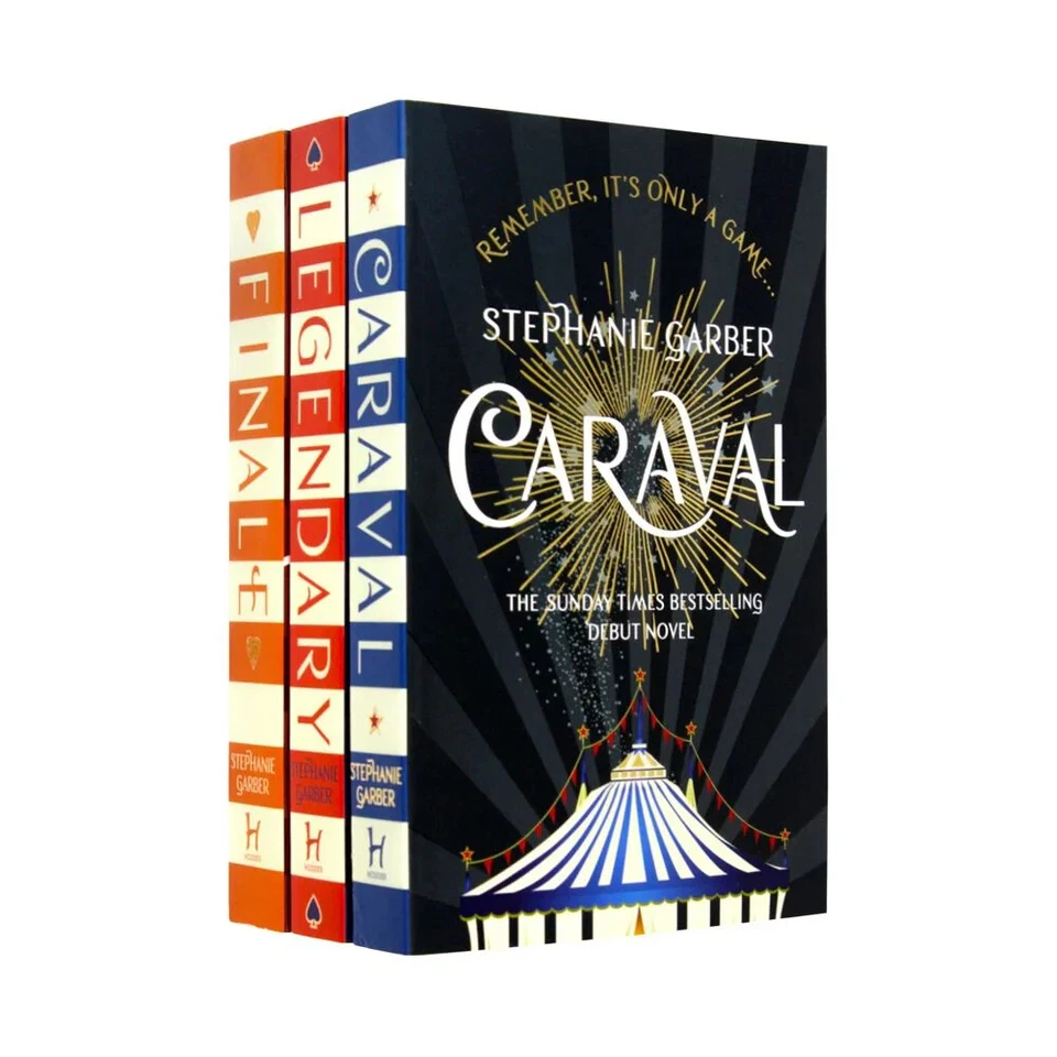 Caraval Trilogy 1-3 Book Collection Set Stephanie Garber (Free P+P) UK Editions - Image 1 of 1