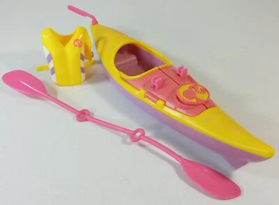 芭比野营乐趣套装 - 12 英寸 KAYAK、OAR 和 LIFE VEST 美泰 2013,美泰 — 第 1/4 张图片