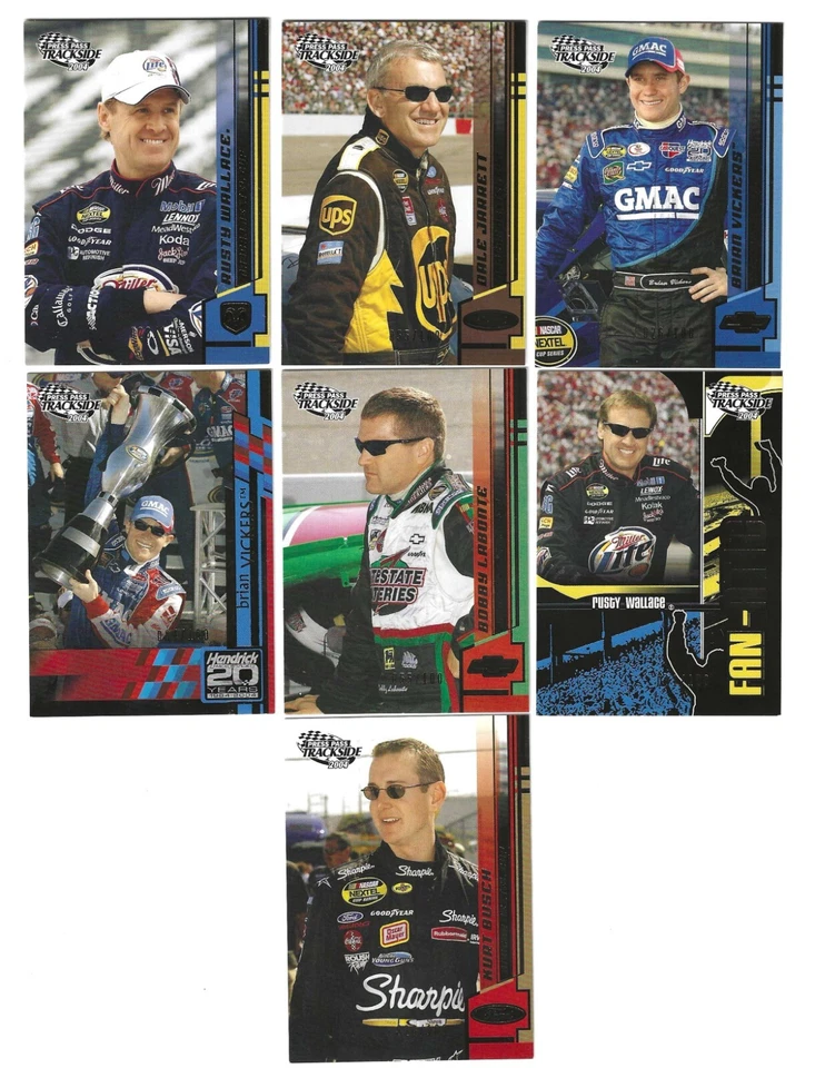 2004 Trackside GOLDEN PARALLEL #G7 Rusty Wallace #066/100! ONE CARD ONLY! - Image 1 of 1