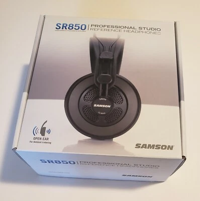 NEW! Samson SR850 Professional Studio Reference Headphones - Image 1 of 4